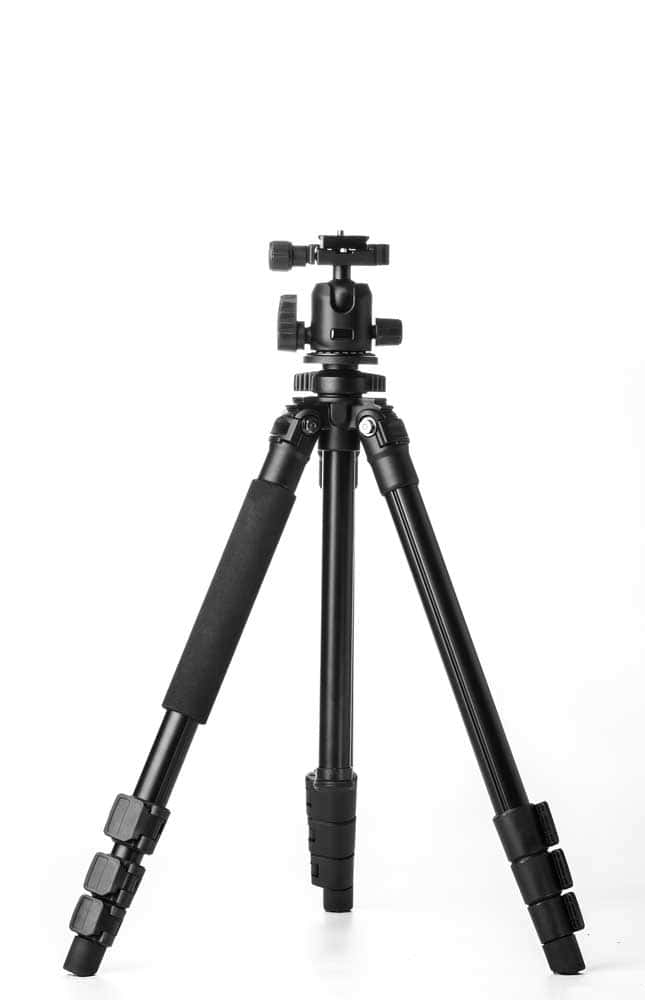 Tripod isolated on a white background