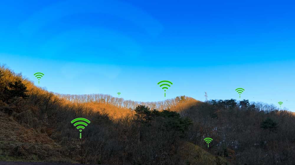 Starlink Internet in a remote area 