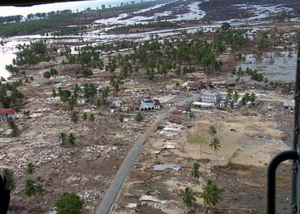 Aftermath of the 2004 Sumatra tsunami