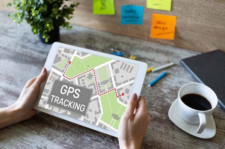 Gps Global Positioning System Tracking Map
