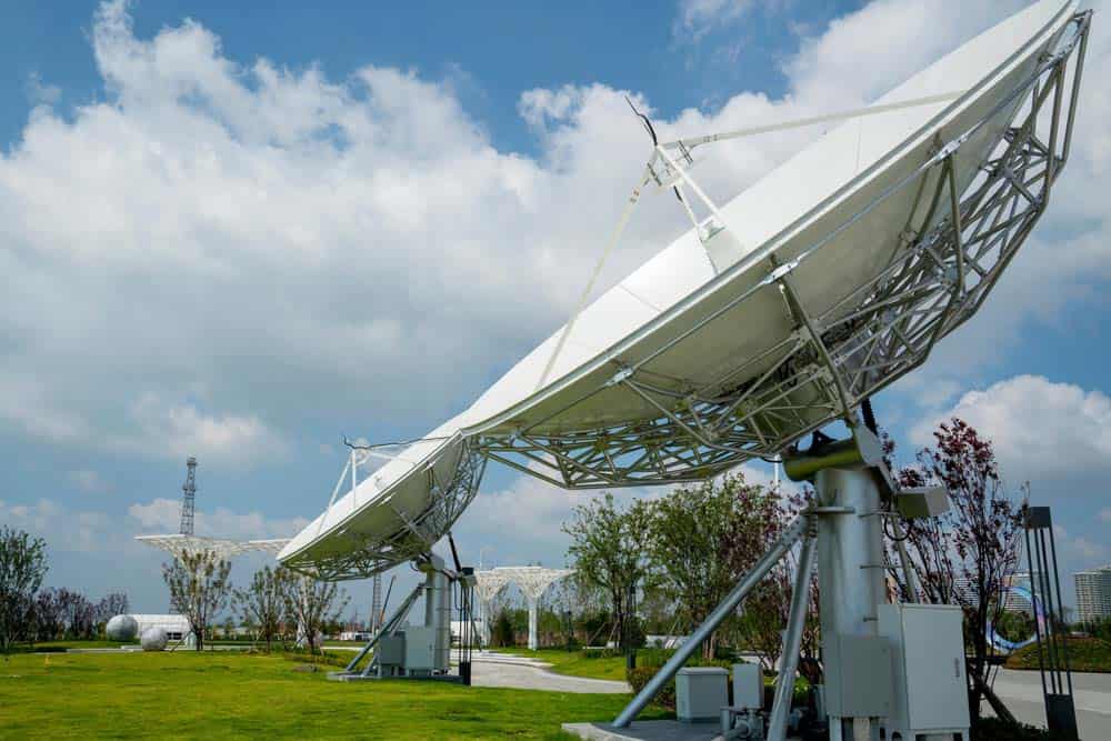 A satellite base station