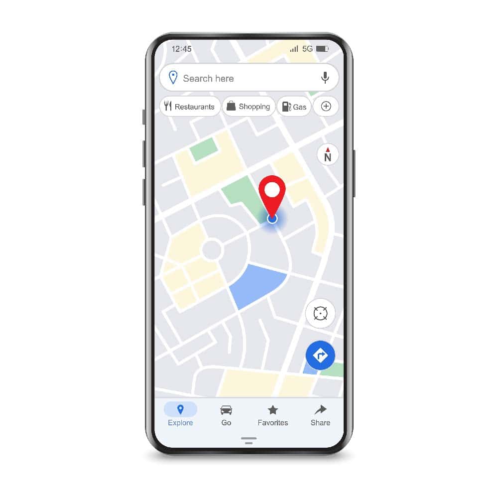 Active GPS without a data connection in a 5G phone
