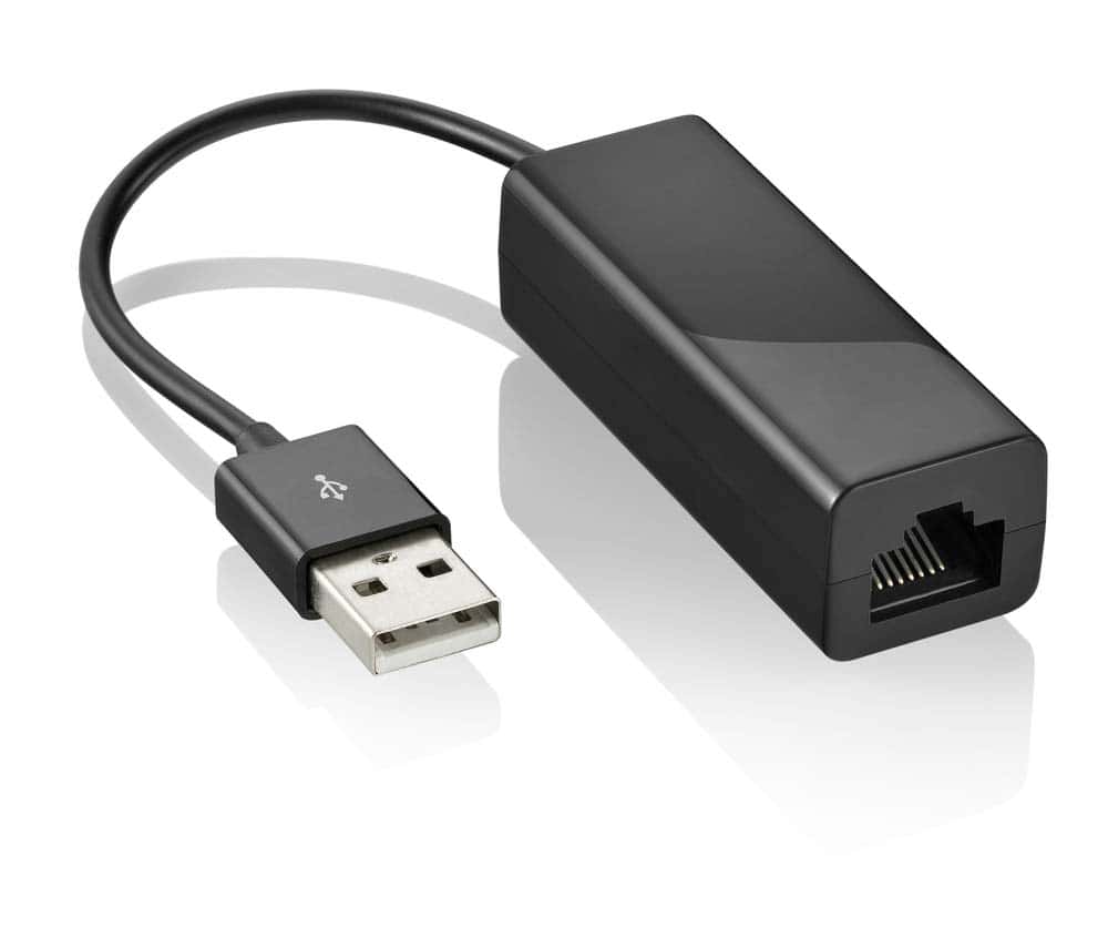 Image showing an ethernet adapter example. 